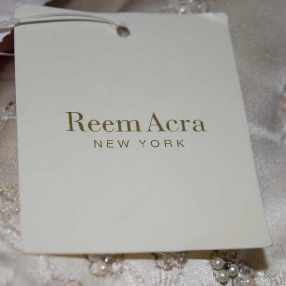 Reem Acra Rich Wedding Dress Size 10 in Ivory - Style Name is Rich - Sample - Picture 12 of 13